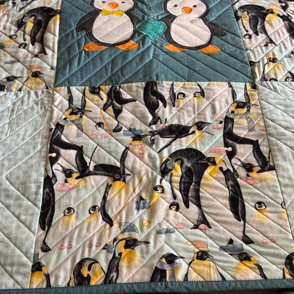 Handmade quilted baby